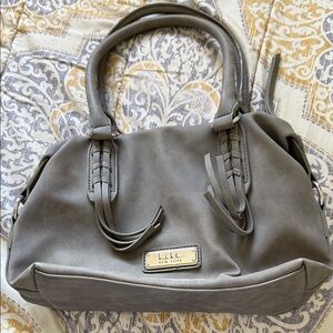 KBL New York Elegant Gray Satchel